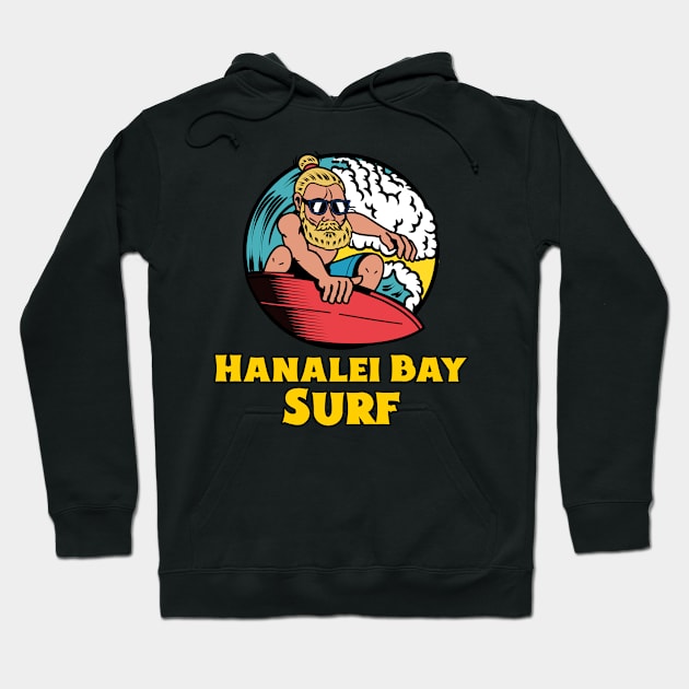 Surfing Kauai Hoodie by Hayden Mango Collective 